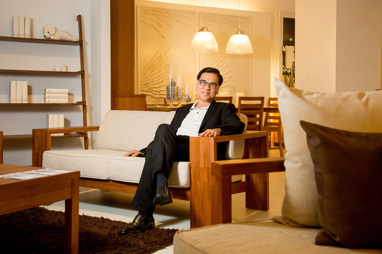 詩肯柚木董事長 林福勤〉來台23年 新加坡人在台打造百店品牌