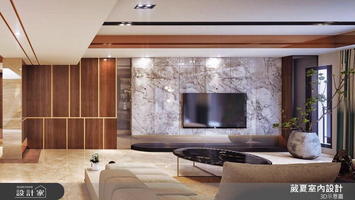 感性建材X理性線條  星級品味的飯店風大宅