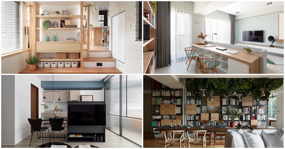 原來背面隱藏著超強收納！17 款雙面牆 & 雙面櫃設計，幫你家放大坪效