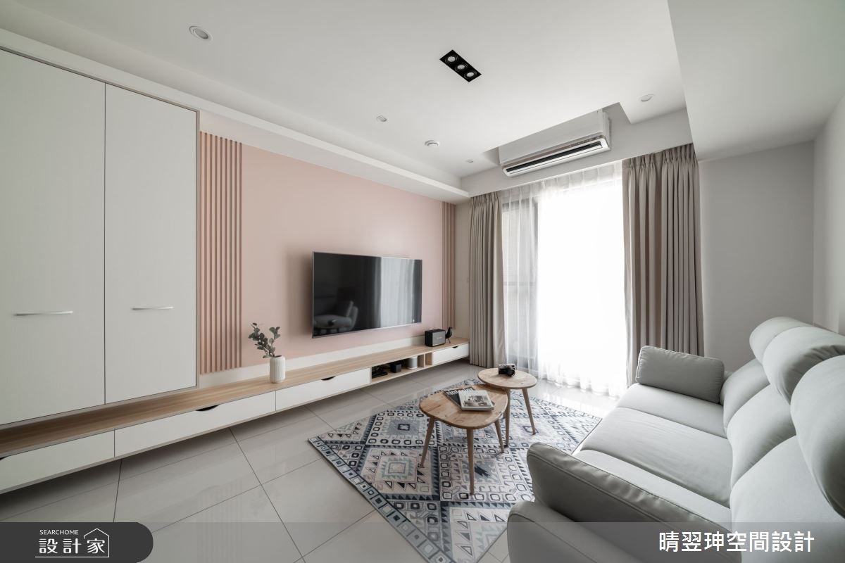 粉色北歐親子宅陪伴孩子成長！共享閱讀、用餐與愛的美好時光