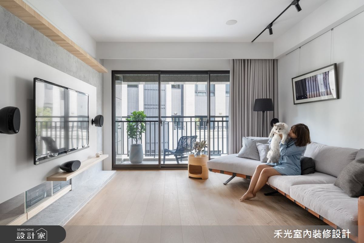 徜徉清新日式無印風！通透隔間形塑日光宅，回字型動線與貓跳台打造人貓...