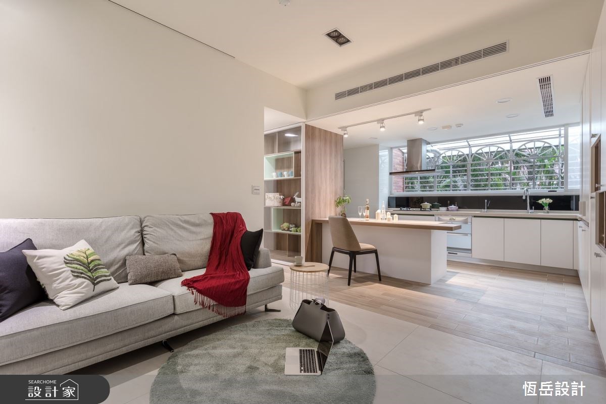 純白北歐風如何改造老屋？自然系親子宅裡，藏著滿滿陽光的開放式餐廚