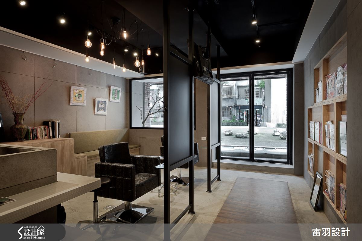 時尚又有型！ 27 坪復古英倫Loft風髮廊 