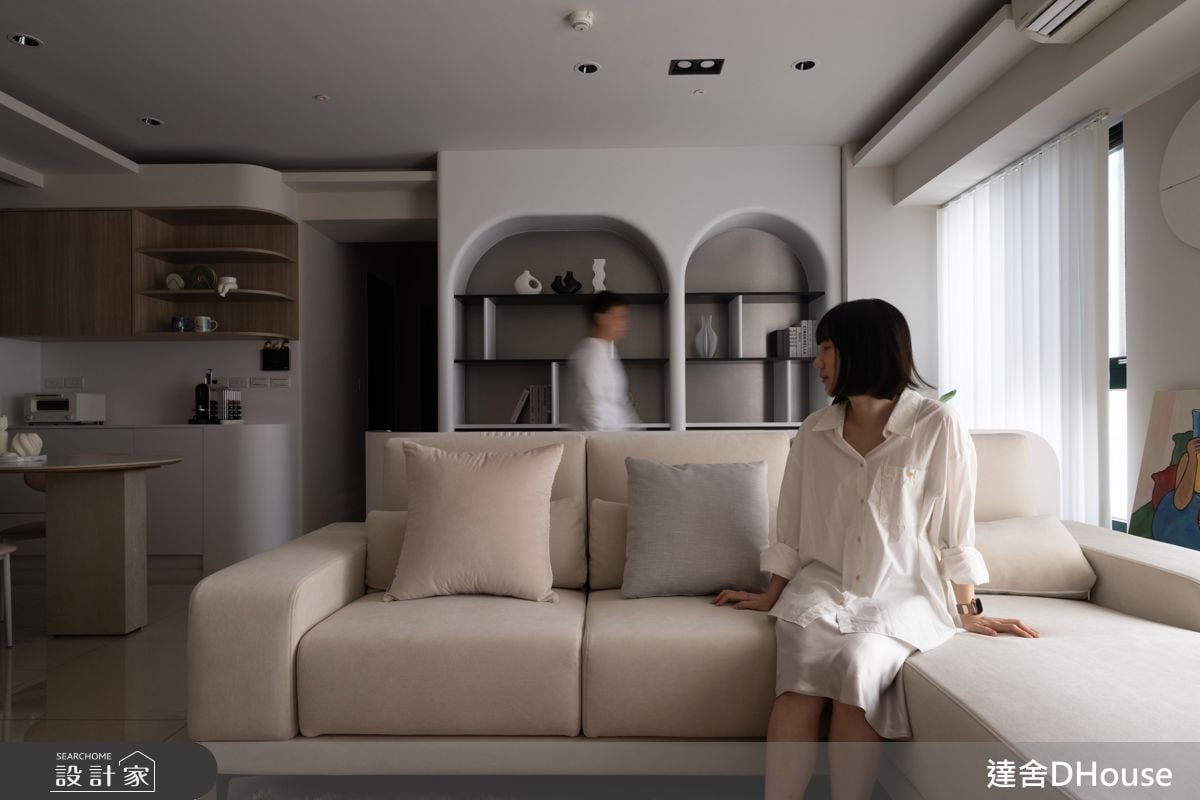 韓系私宅開箱！打造「零壓感」的溫柔美學，用圓弧與留白讓生活深呼吸