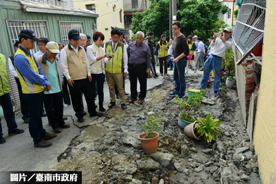 土壤液化威脅居安　台南市府允協助