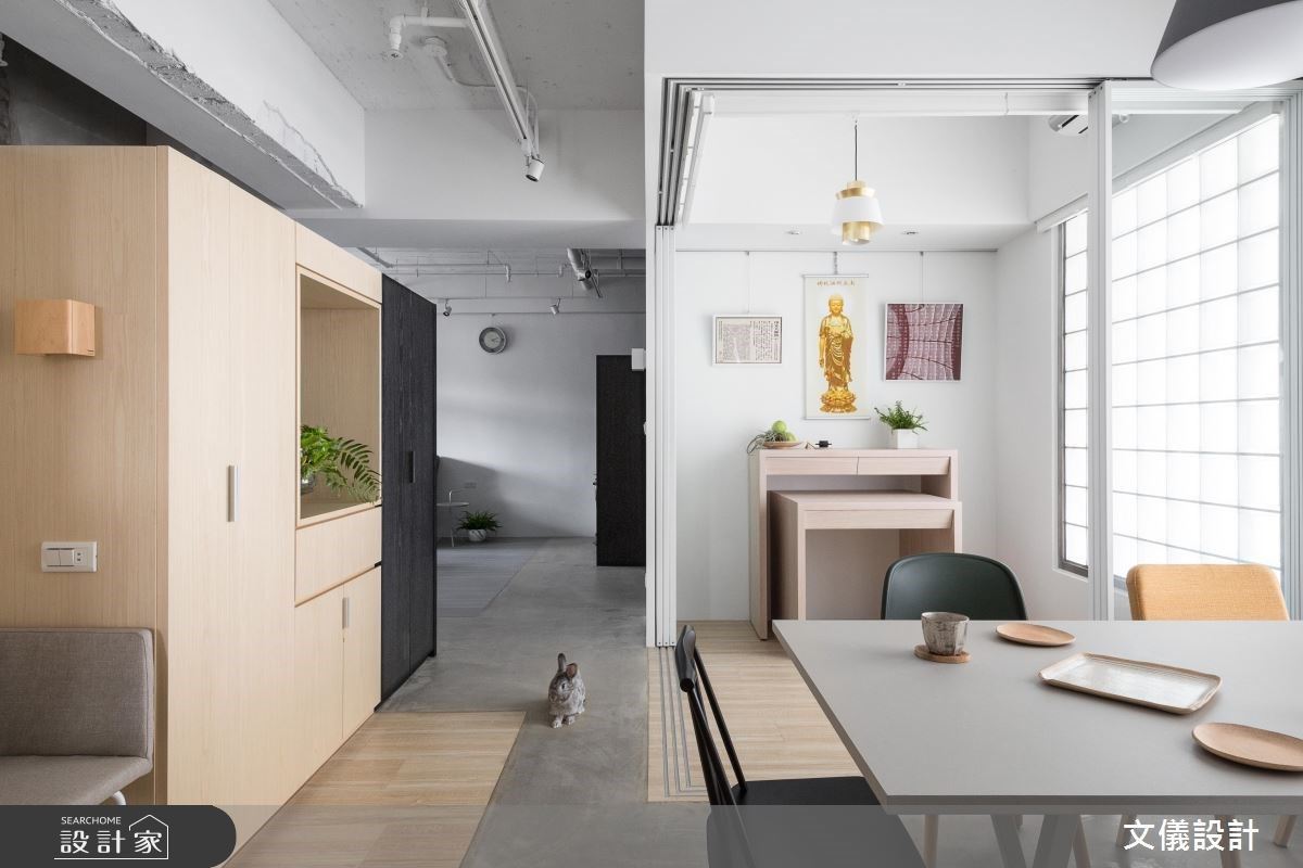 佛堂設計·植栽妝點！38坪中古屋變身透亮無瑕·綠意盎然