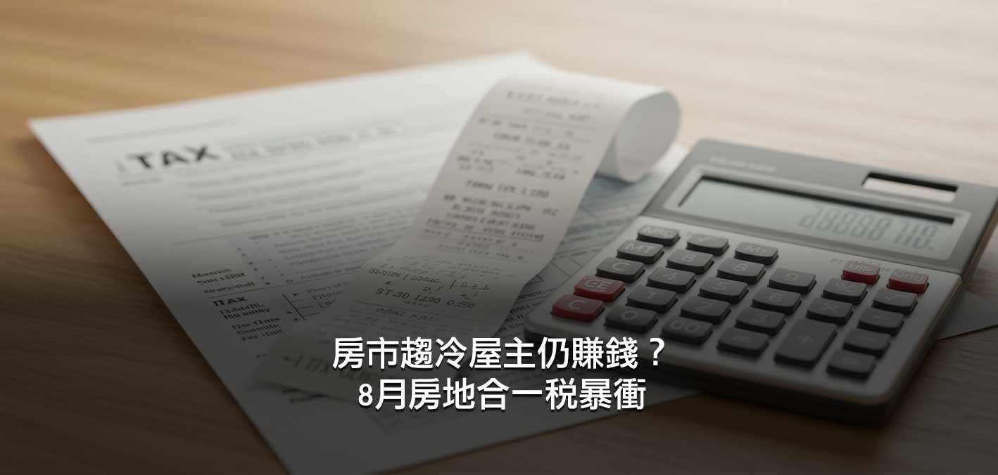 房市趨冷屋主仍賺錢?8月房地合一稅暴衝