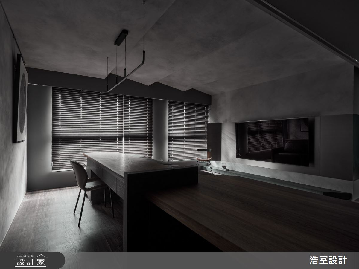 融合工業感的灰黑調簡約小宅！打造單身SOHO族的愜意生活