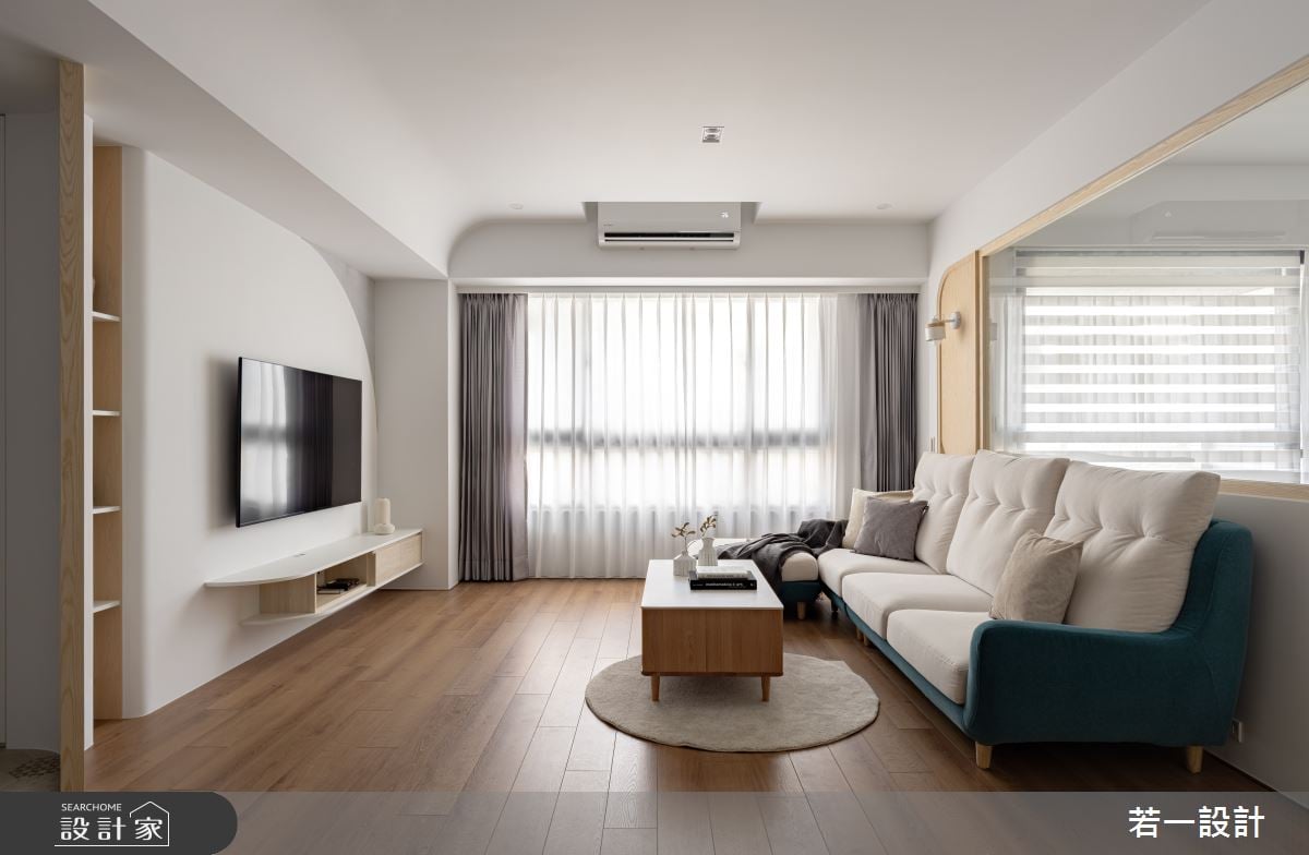 苗栗30坪日式簡約宅以純粹元素與人、寵相伴，打造兩人一貓的恬淡時光