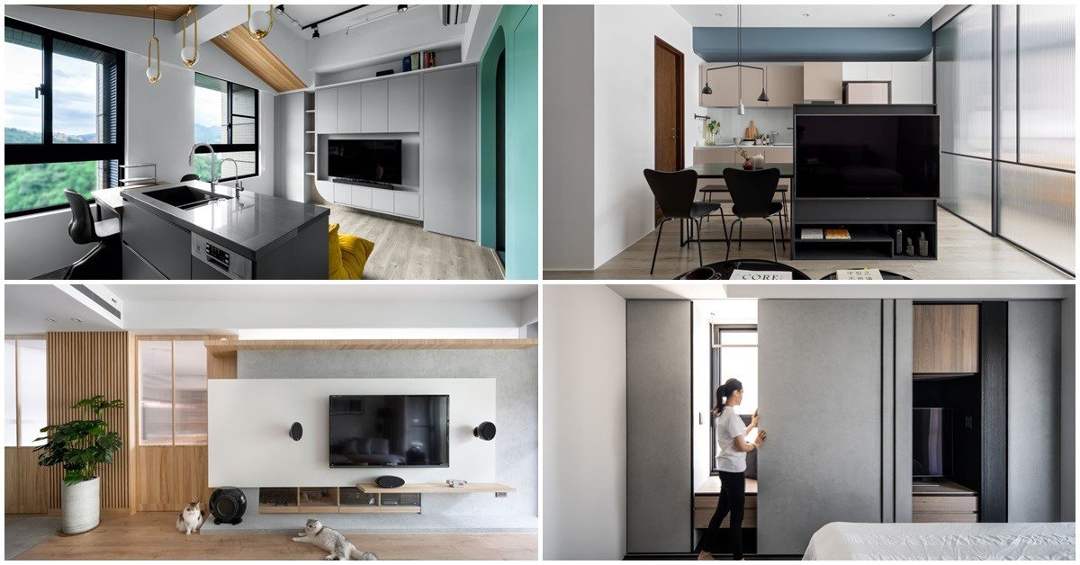 電視牆設計，他們都這樣做！30 間電視牆裝潢美圖懶人包，看 Netflix、Yo...