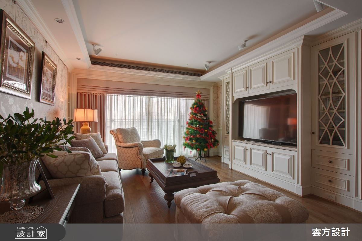 讓浪漫美式在我們之間翩然起舞，新北 板橋一家三口的35坪毛胚屋裝修完成!