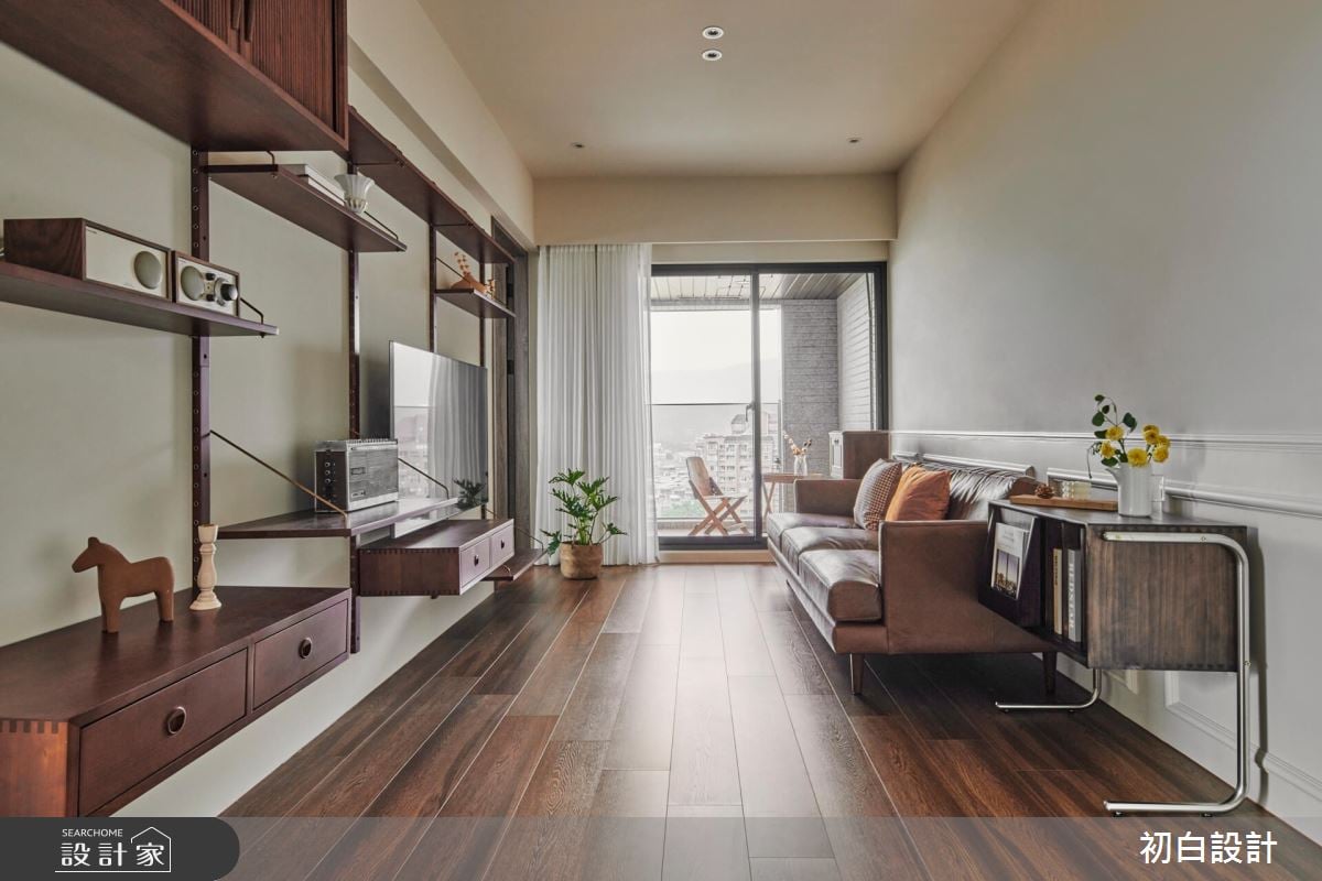 我的摩登質感生活！溫潤木質調創造人文風尚，適度留白創造彈性空間運用