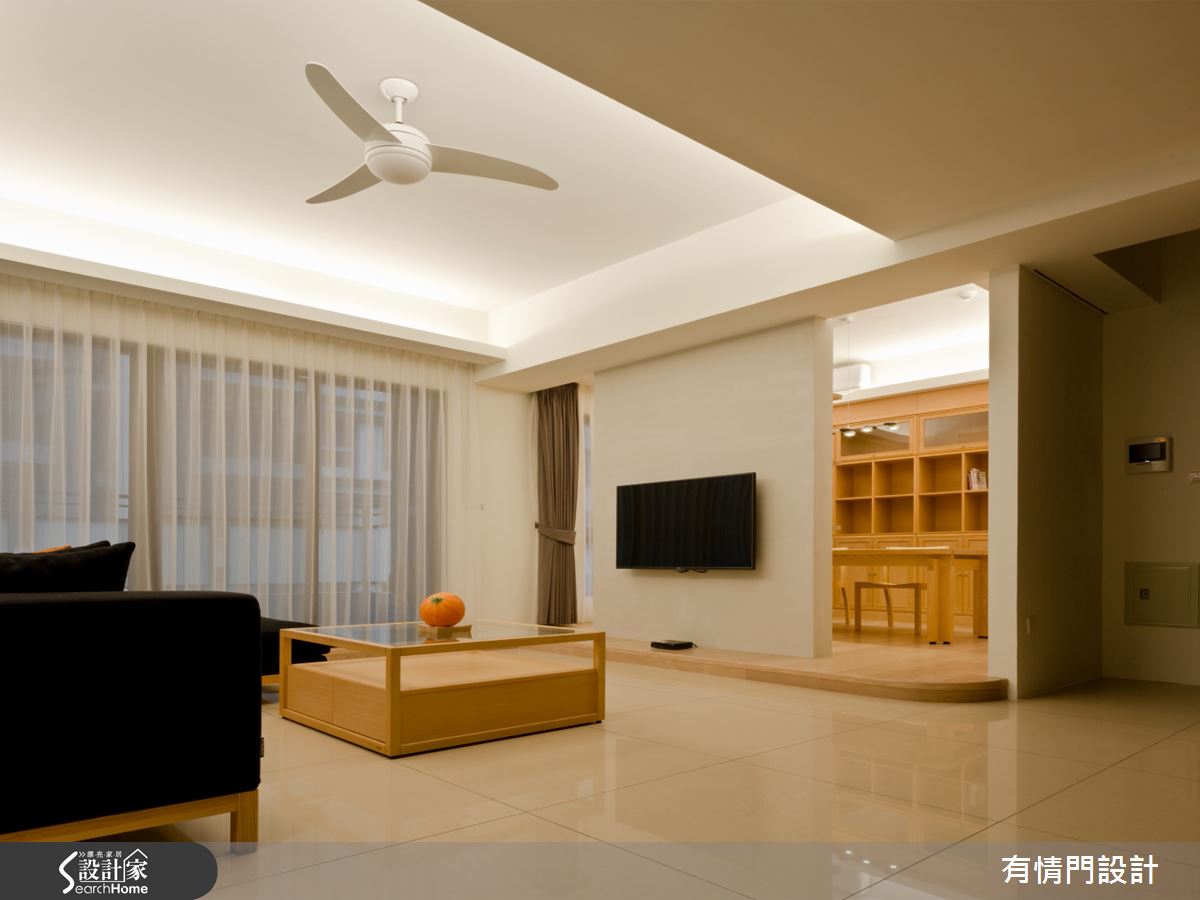 富層次的畫面佈局 在北歐宅裡揮灑一室清幽淡雅