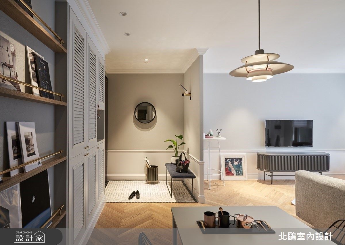 19 坪北歐風小宅美到戀愛！開箱地鐵磚廚房、浪漫更衣室的無敵魅力