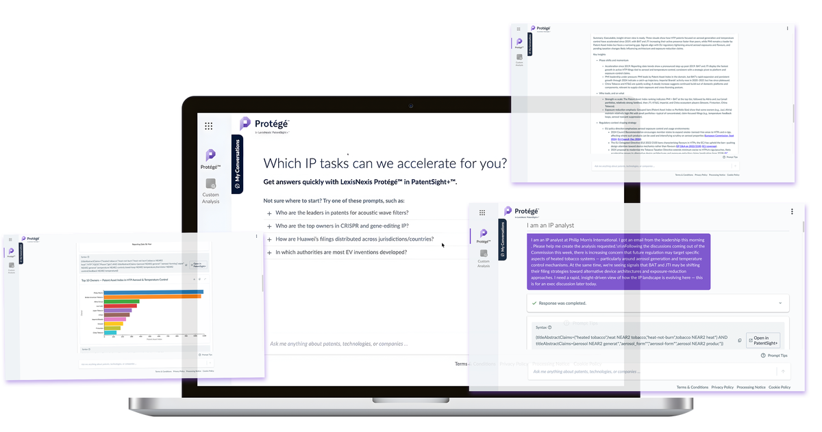 LexisNexis 發表 PatentSight+ AI 助手 Protégé 助力企業專利策略決策