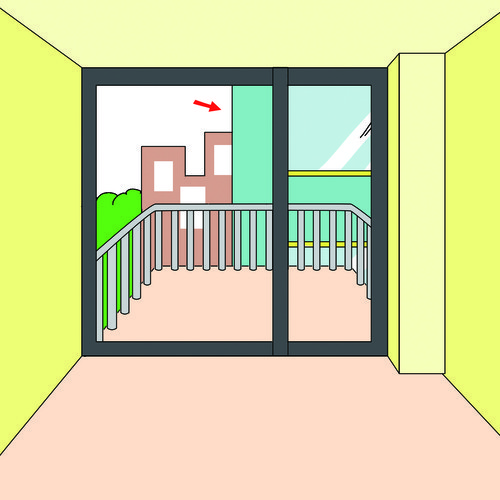 對面樓面像大刀，罹癌機率高！