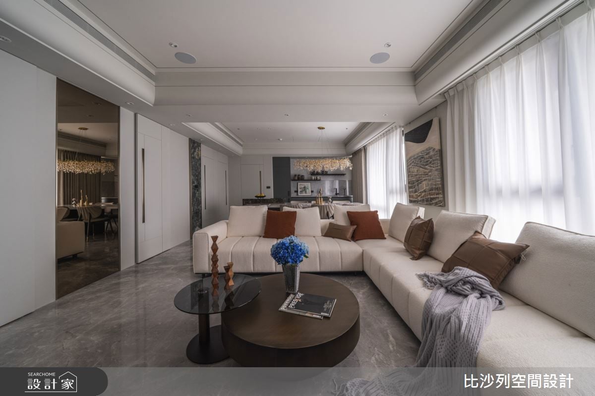 現代人崇尚的靜奢質感！從客廳到主臥，30坪新成屋細緻雕琢生活美學