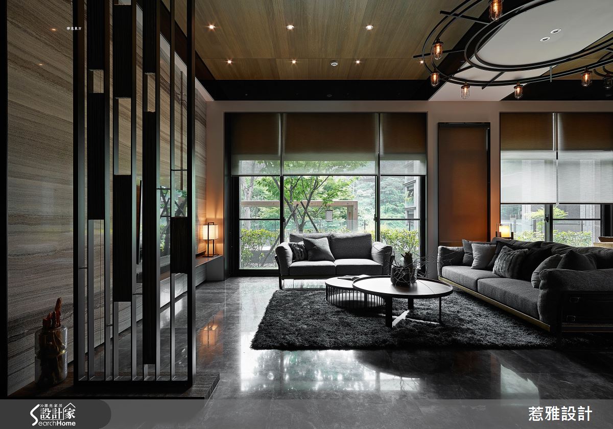 藝術藏在細節裡，更將磅礡的設計靜謐地留在90坪大宅中