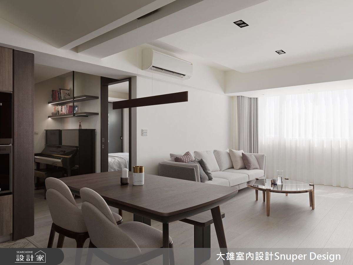 愛上寧靜優雅灰！ 24 坪老屋變身氣質現代宅