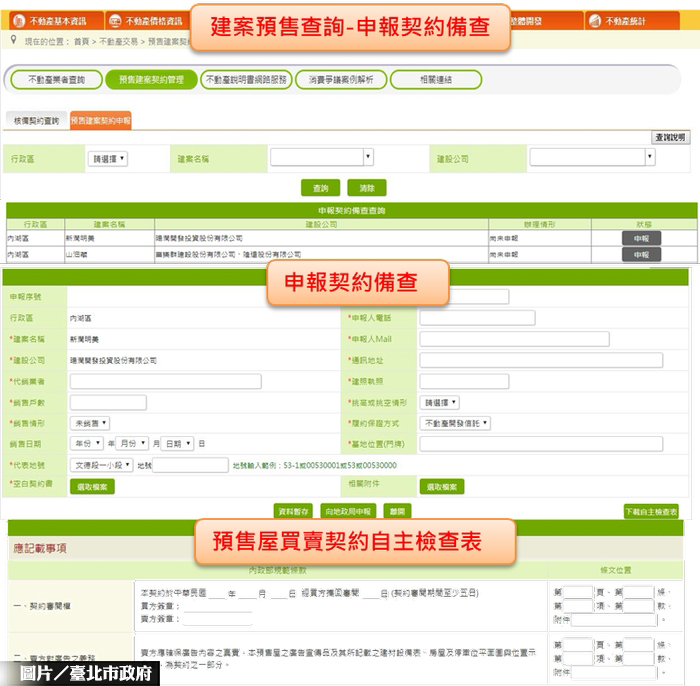 北市預售屋管理新制 e化上線