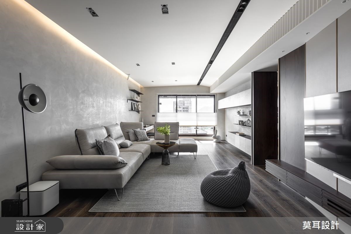 45坪精緻現代風宅，寬敞公領域凝聚一家四口的情感歸屬