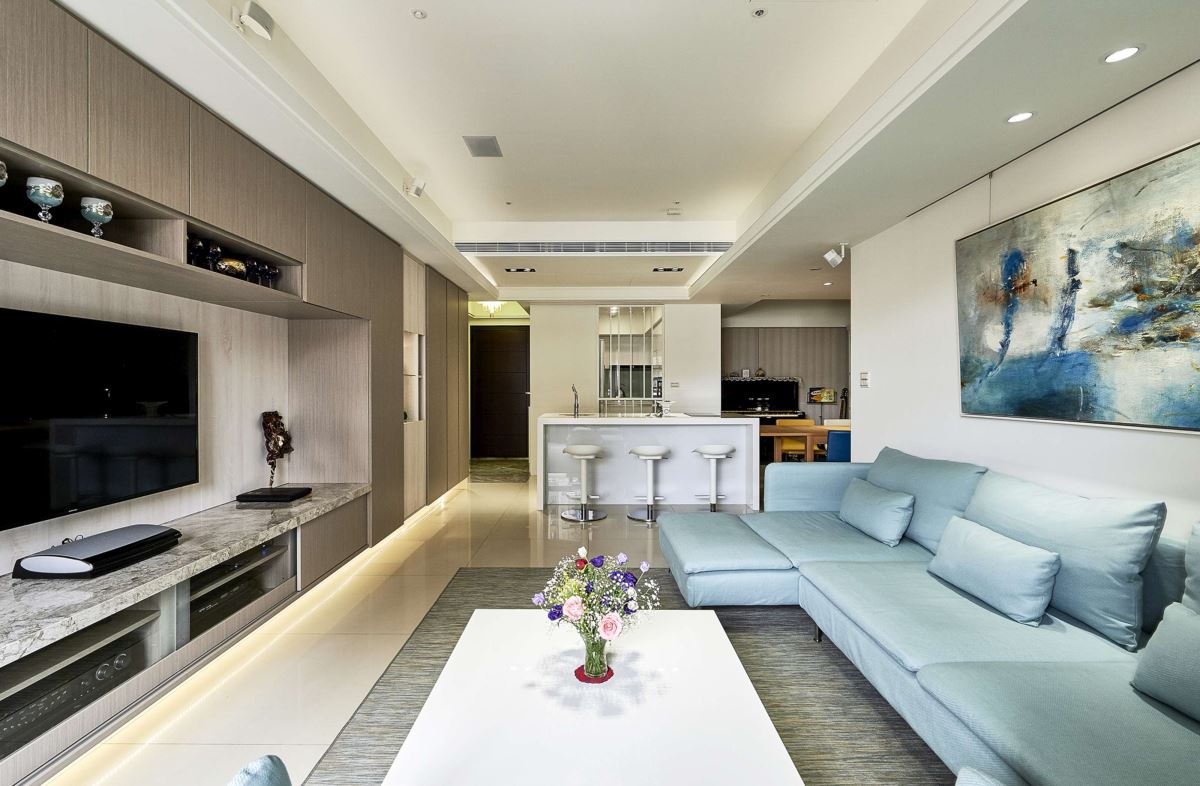 自然木調 x 沁雅水藍的怡情雅居