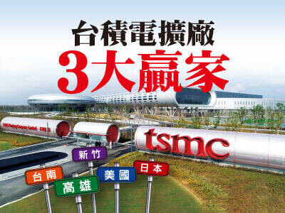 台積電擴廠3大贏家 晶圓代工市況熱呼呼