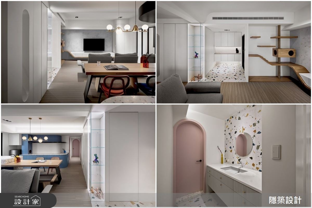 38坪老屋煥顏術！微甜藝術質感北歐寵物宅，拿下2022 MUSE Design Awards...