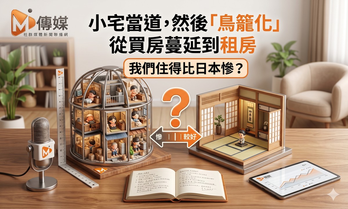 小宅當道，租屋市場也淪陷？「鳥籠化」從買房蔓延到租房，我們住得比日...