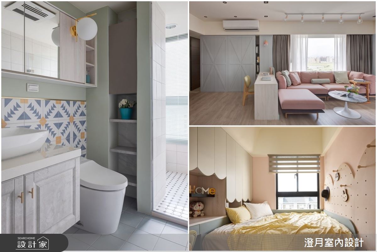 北歐風親子宅的收納故事！開門見書房、局部改廚房取得他們的信任