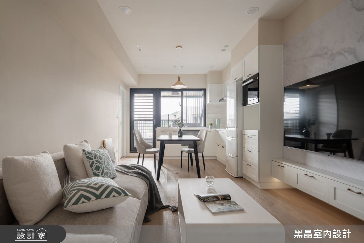 微甜不膩！療癒輕甜系美式風居家，清新純白與奶茶色的優雅交織！