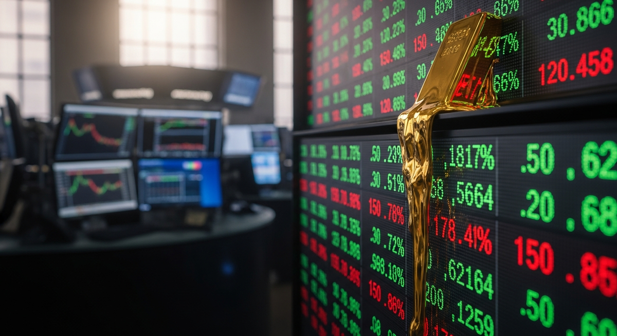 金銀ETF盤中下挫逾5% 美元升勢與聯準會鷹派言論成主要壓力