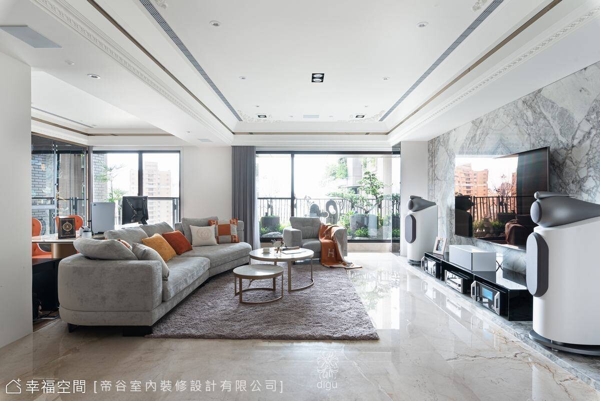 愛馬仕豪宅 殿堂級訂製設計│新古典風│45坪