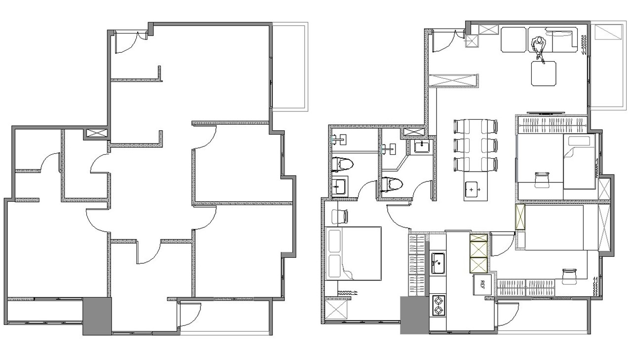 預算與設計的掙扎 小資老屋翻新「現代簡約風」一坪也不想浪費