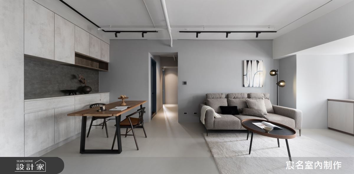 以極簡風賦予老屋新生命，化陳舊色彩為乾淨俐落的明亮現代化美宅！