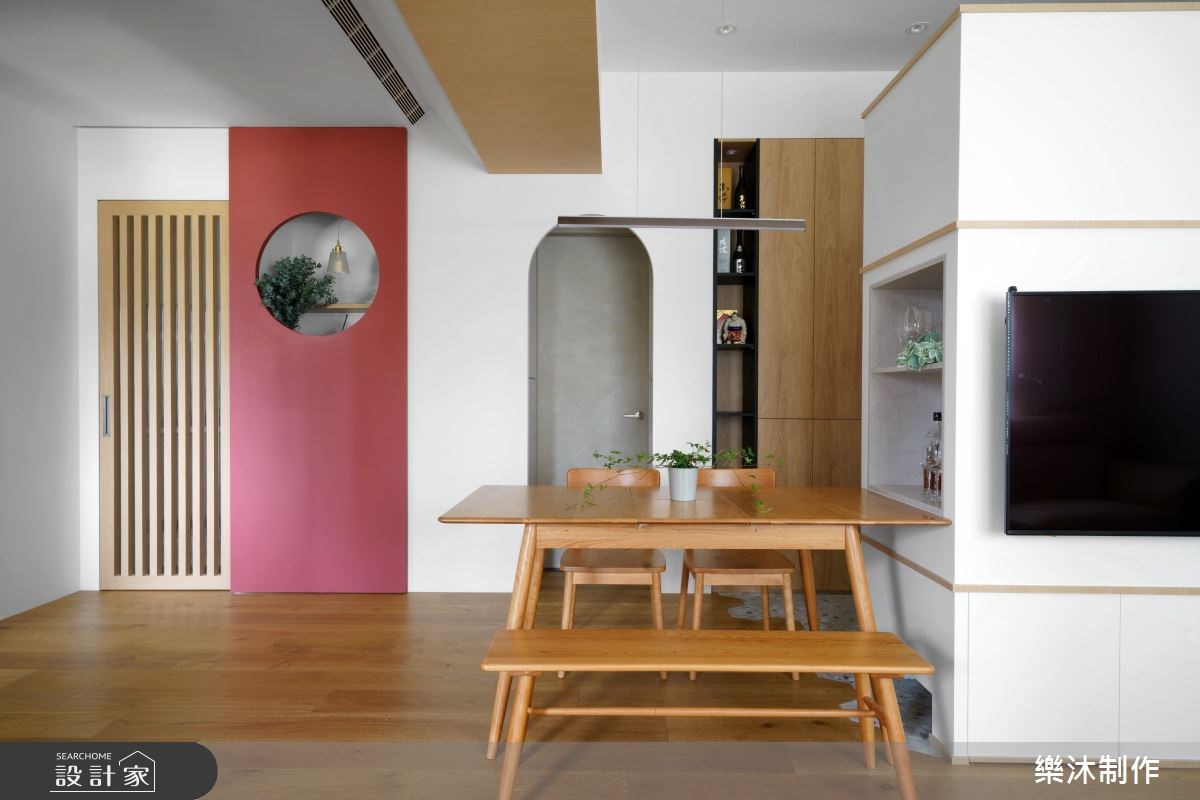 洋紅萬歲！一起向新生活前進吧！打造充滿綠意的北歐風親子宅