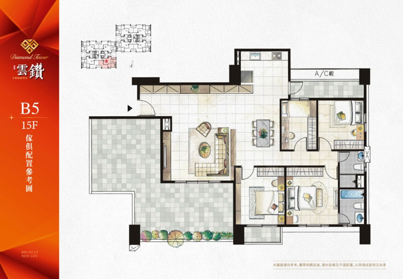 大隱於市的夢想生活  頂樓露臺戶稀有搶手