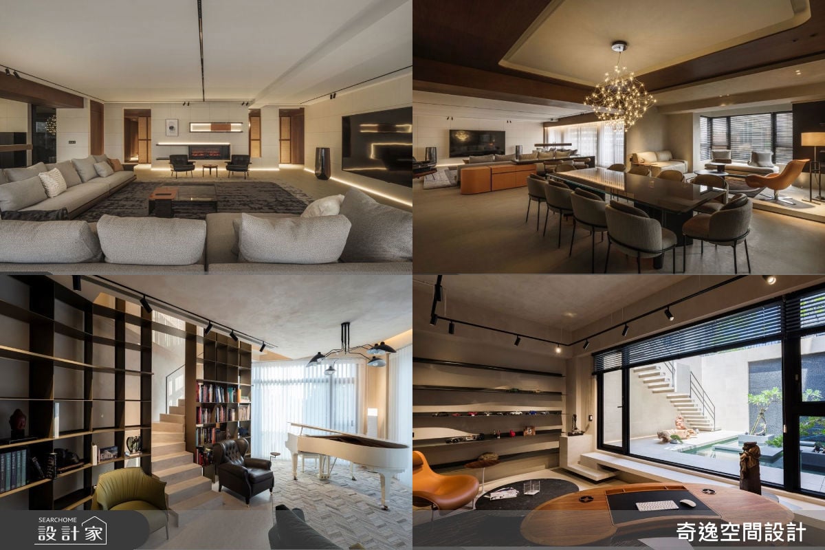 單層大器 × 複層藝境，奇逸設計演繹豪宅的經典質感
