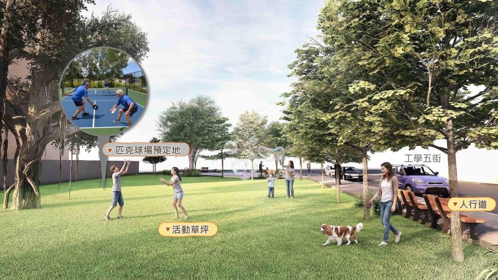 台中高工街角大變身！建設局739萬打造綠地　預計年底完工