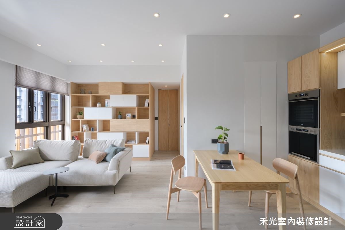 拆掉廚房隔牆，小宅視覺大一倍！風和日麗的19坪日式新婚宅