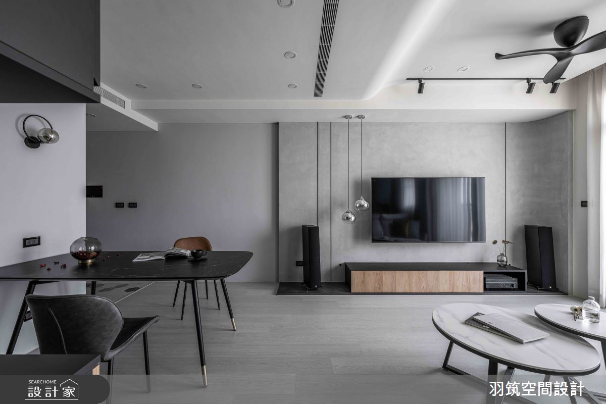 30坪恬靜現代風雅居！黑白灰漸層堆疊，搭配收納機能的內外兼修術