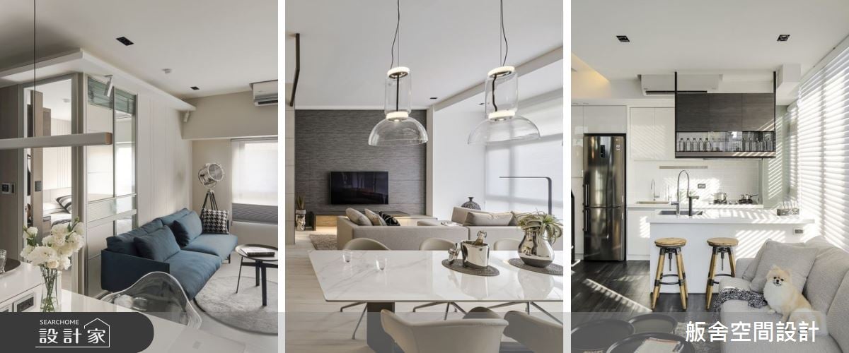 開闊彈性的行走動線，輕鬆創造3款獨立且舒適的療癒系居家！