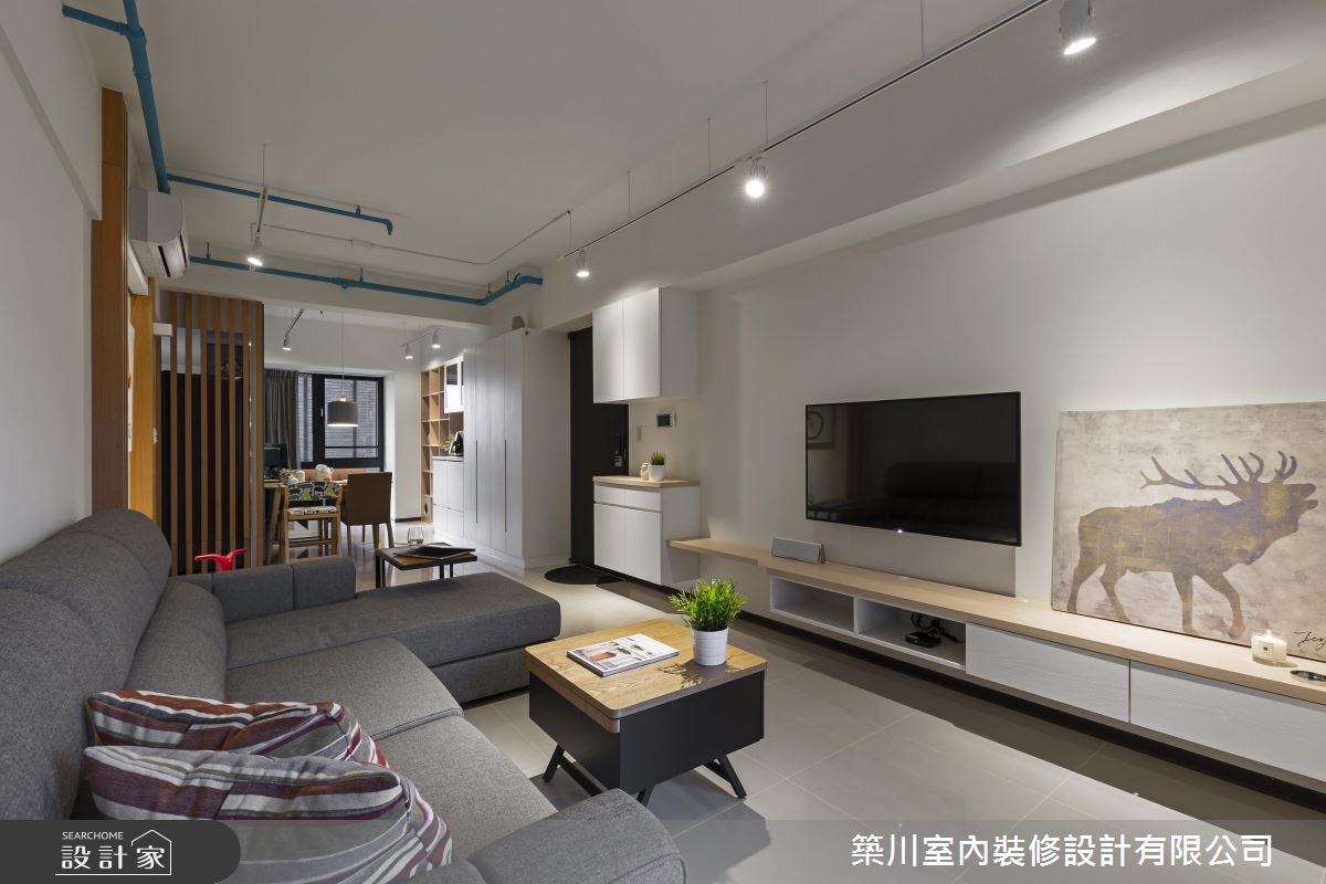 在 23 坪北歐風居家裡，看見插畫家的理性與感性！