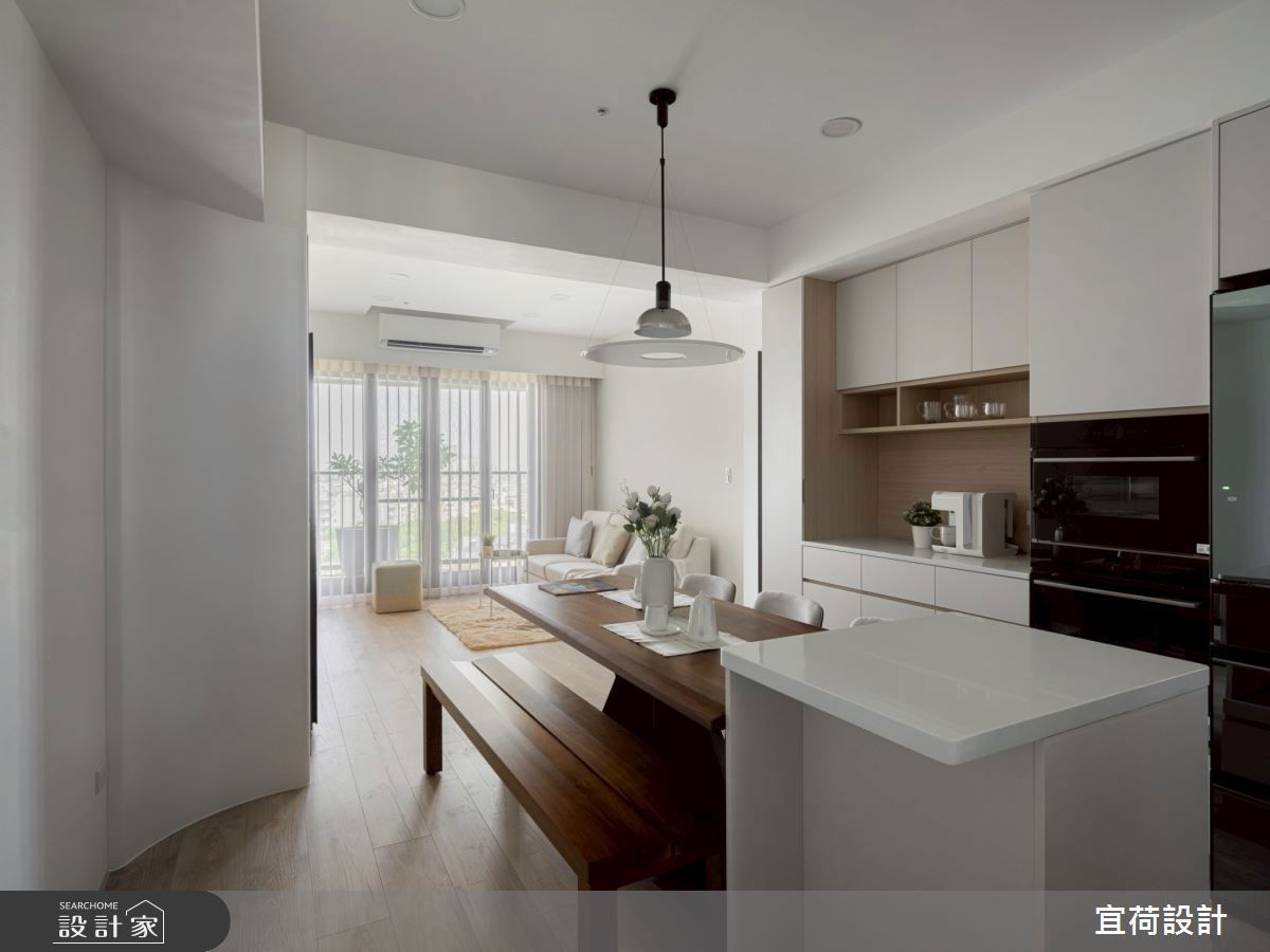 台中31坪現代宅在初夏杪光中落成，為短暫的返台時光築一處安心歸所