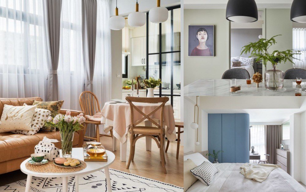 永不退流行的大地色配色技巧！大地棕x森林綠x灰藍色，讓木系空間變得更...