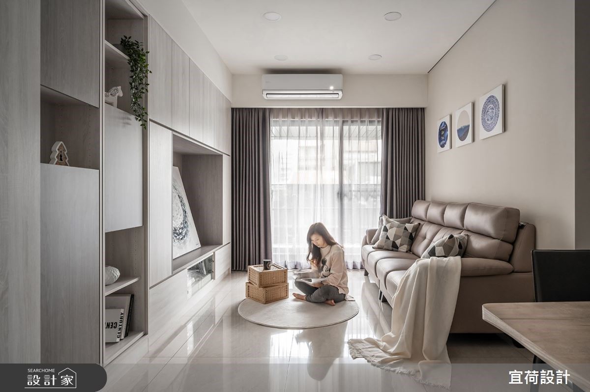 海量收納、專屬書房、低甲醛！ 40 坪簡約風機能宅，住得健康又溫馨！