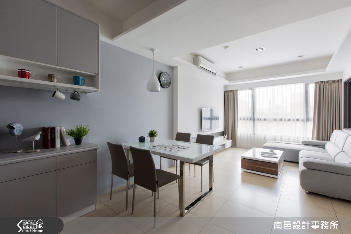 二次裝修 重塑品味獨身宅 裝載灰 X 白專屬世界地圖