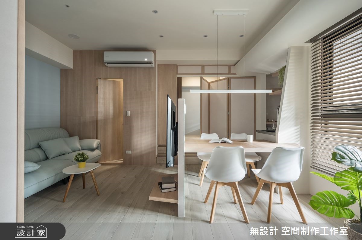 小宅這樣設計就對了！15坪光感北歐風，揭開無限想像的彈性格局