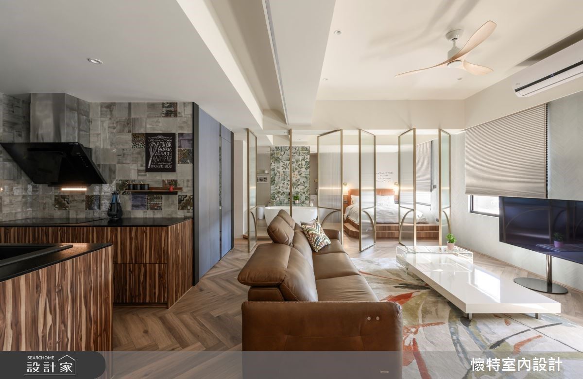 第三次合作打造創新混搭風！玻璃拉門開闔之間，一個人自由、兩個人也自在