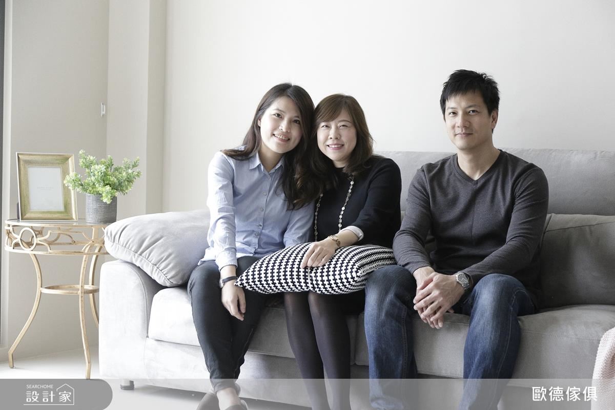 系統家具也能優雅好時尚！一次收服一家三口的美式透天宅